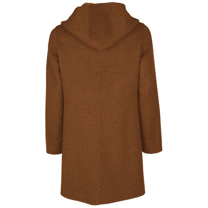 Brown Wool Vergine Jacket - The Luxe Alliance