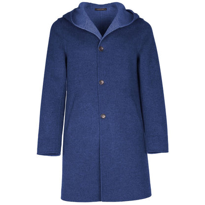 Blue Wool Vergine Jacket - The Luxe Alliance