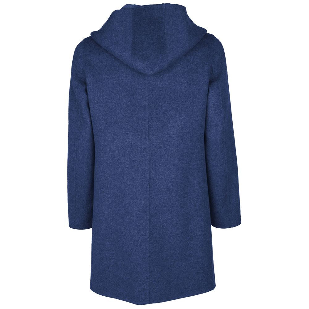 Blue Wool Vergine Jacket - The Luxe Alliance