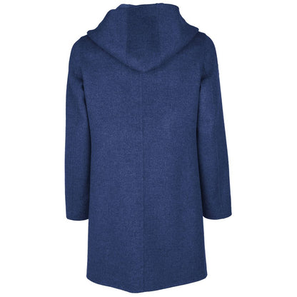 Blue Wool Vergine Jacket - The Luxe Alliance