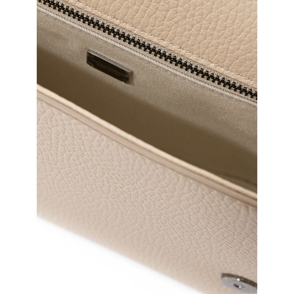 Beige Leather Bag - The Luxe Alliance