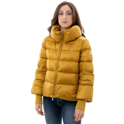 Gold Polyamide Jackets & Coat - The Luxe Alliance