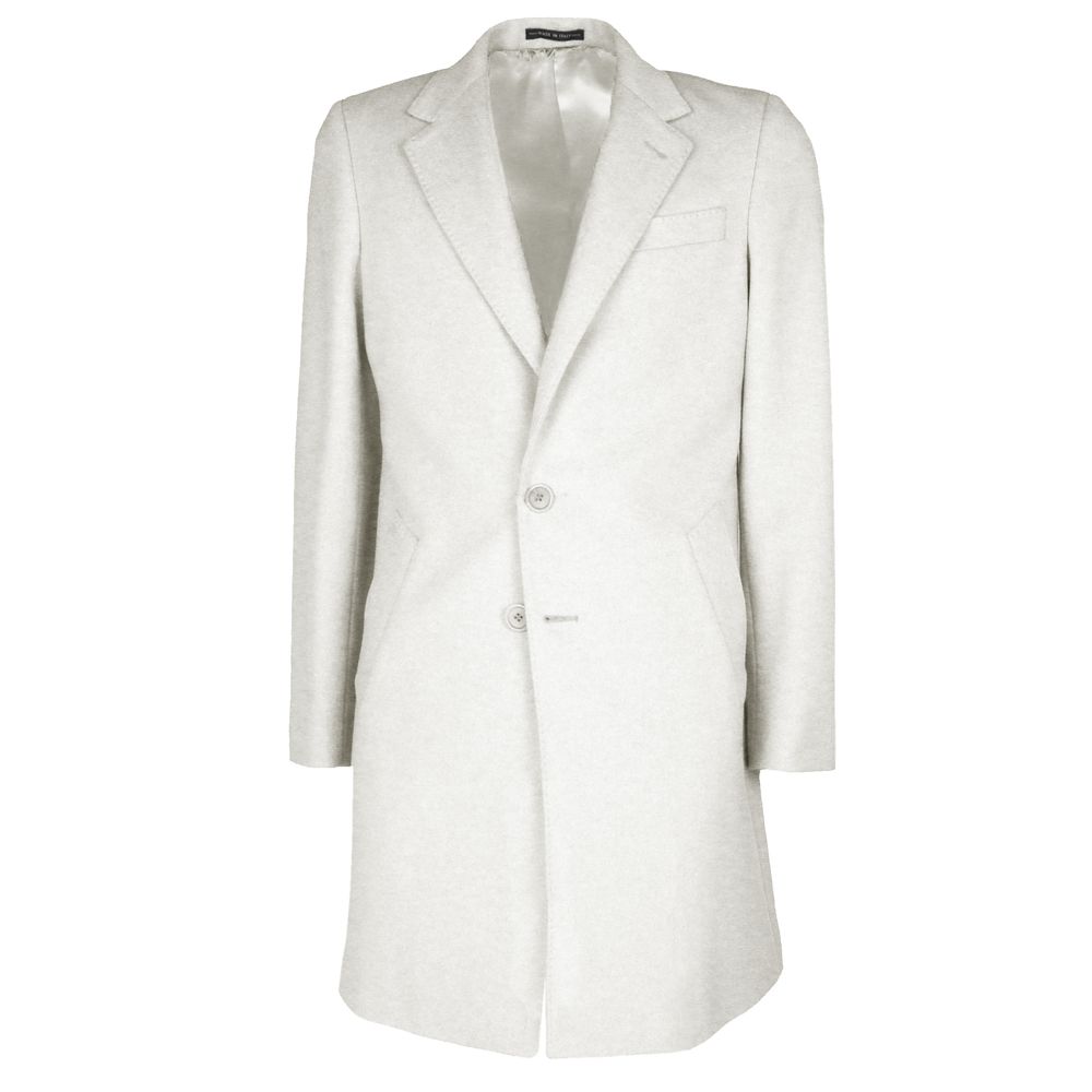 White Wool Vergine Jacket - The Luxe Alliance