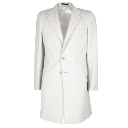 White Wool Vergine Jacket - The Luxe Alliance