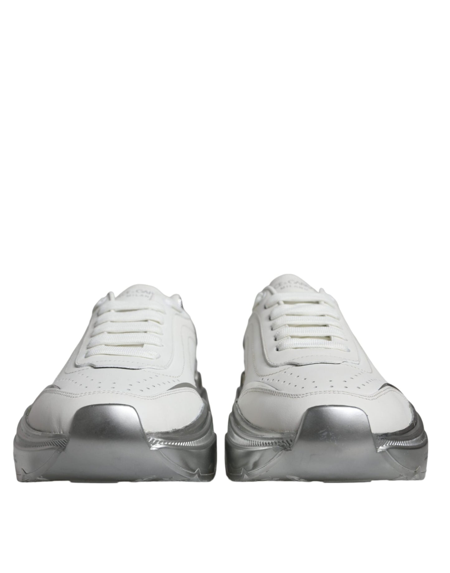  - White Silver Daymaster Low Top Sneakers Shoes