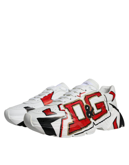  - White Daymaster Hand Painted Sneakers Shoes