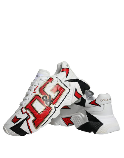  - White Daymaster Hand Painted Sneakers Shoes