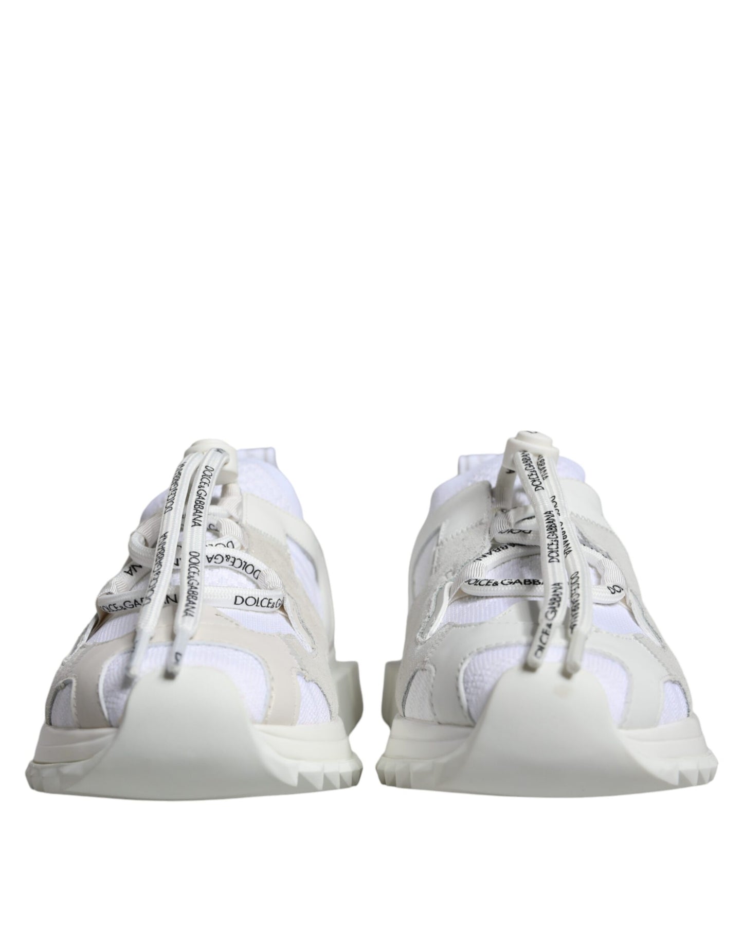 White Mesh Sorrento Trekking Sneakers Shoes - The Luxe Alliance