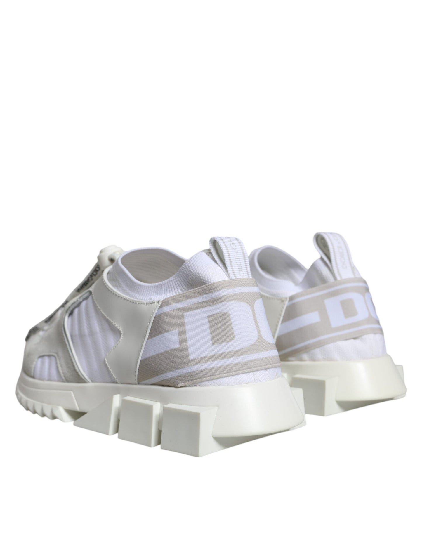 White Mesh Sorrento Trekking Sneakers Shoes - The Luxe Alliance