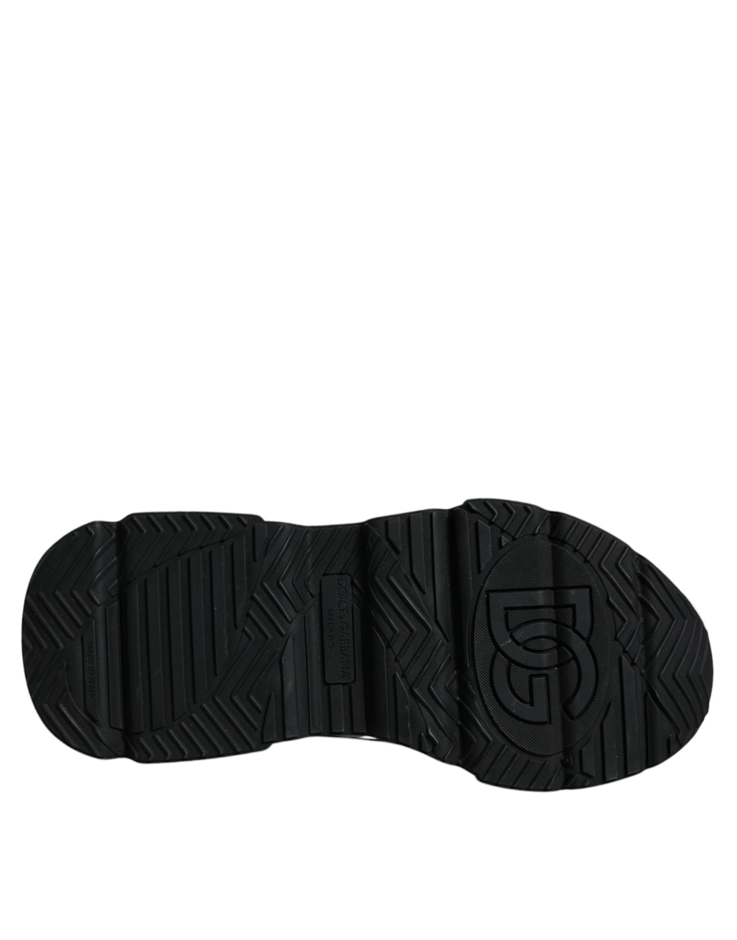 White Black Logo Plaque Daymaster Sneakers Shoes - The Luxe Alliance