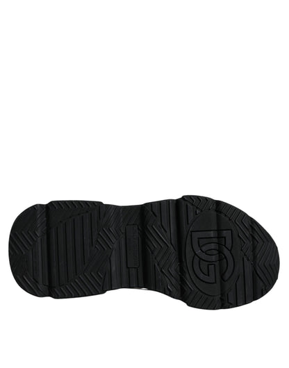 White Black Logo Plaque Daymaster Sneakers Shoes - The Luxe Alliance