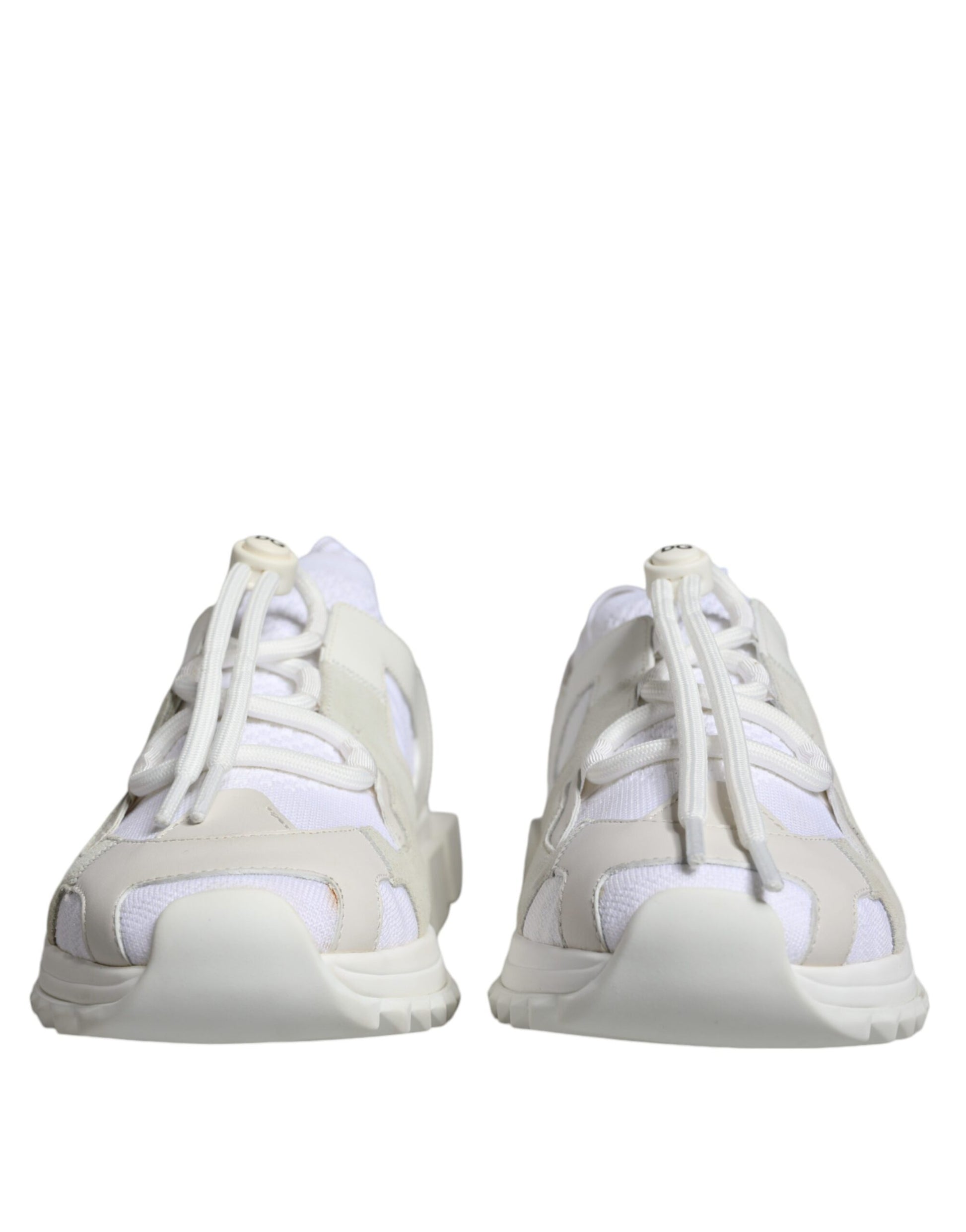 Dolce & Gabbana White Mesh Sorrento Trekking Sneakers for Women