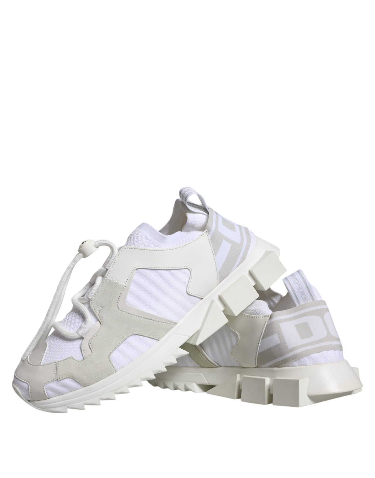 White Mesh Sorrento Trekking Sneakers Shoes - The Luxe Alliance