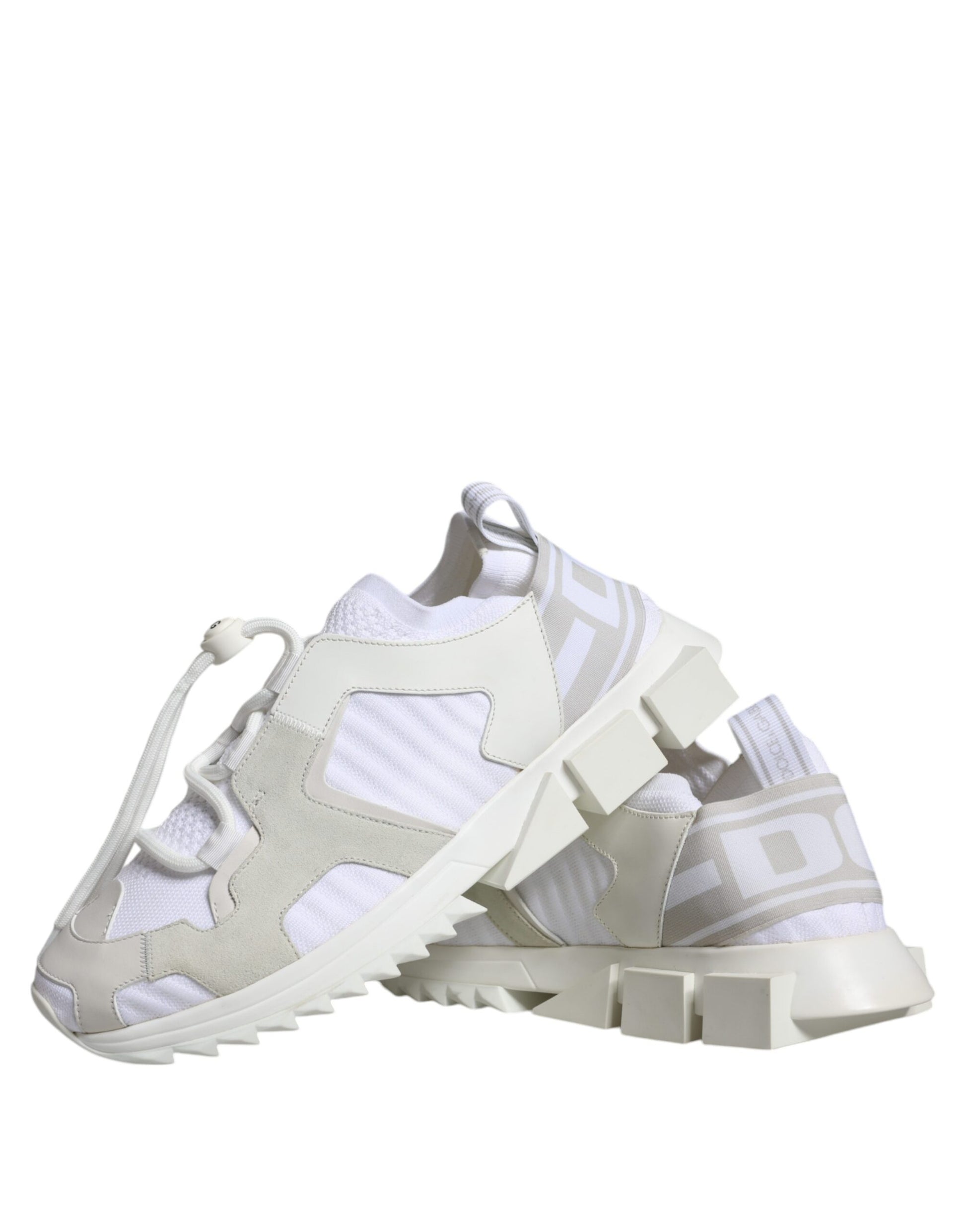 Dolce & Gabbana White Mesh Sorrento Trekking Sneakers for Women