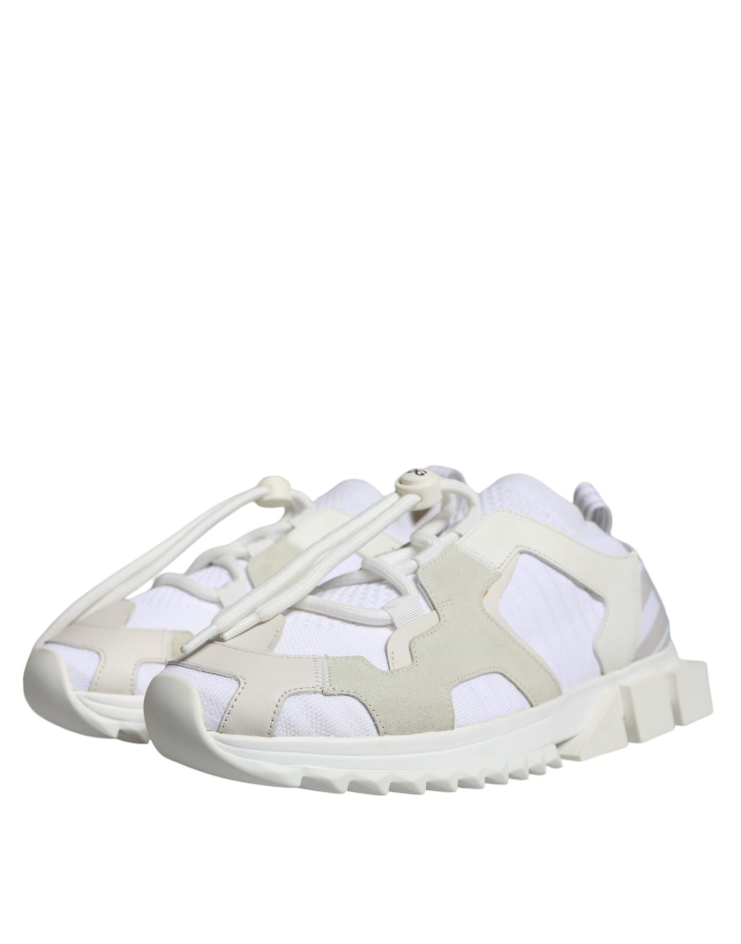 White Mesh Sorrento Trekking Sneakers Shoes - The Luxe Alliance