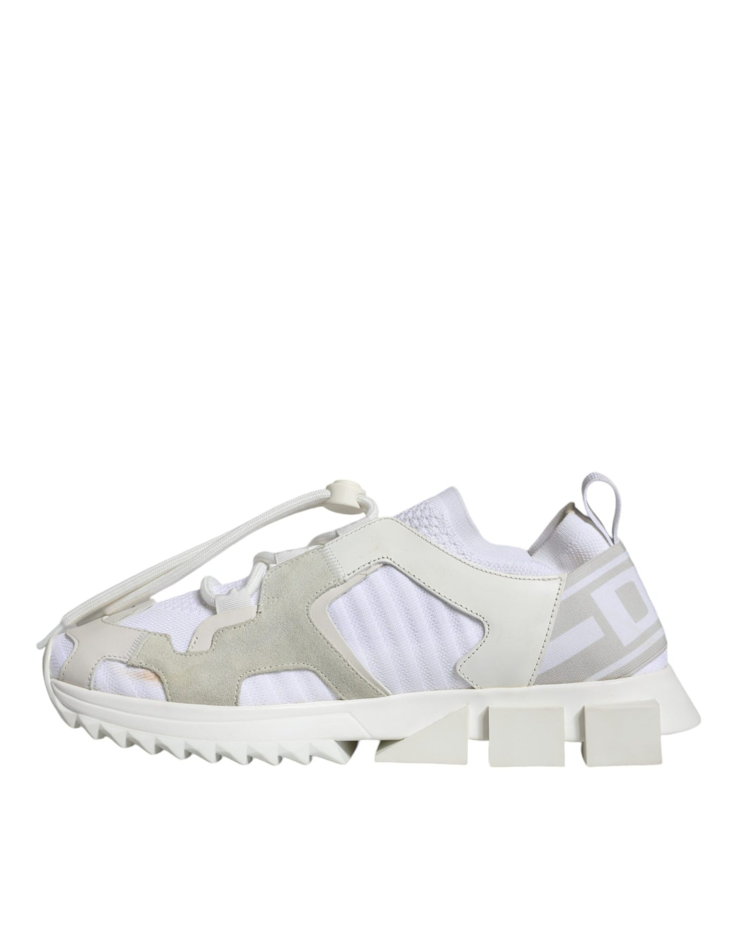 White Mesh Sorrento Trekking Sneakers Shoes - The Luxe Alliance