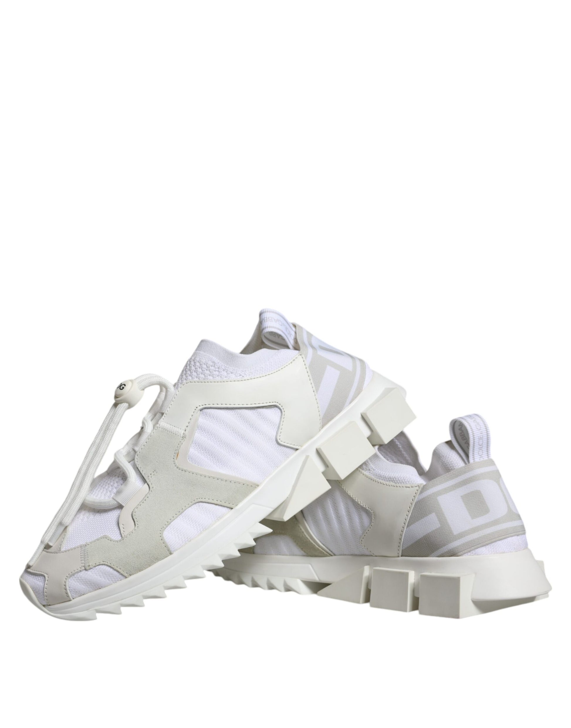 White Mesh Sorrento Trekking Sneakers Shoes