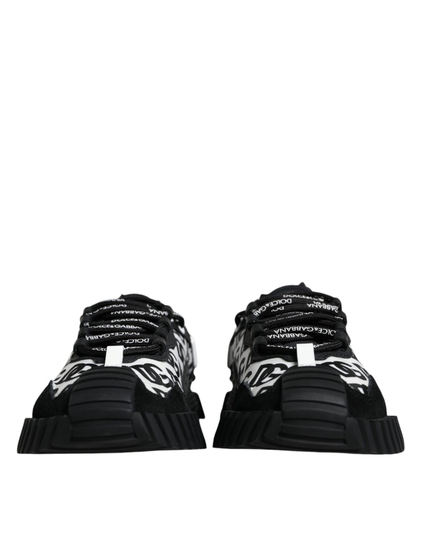 Black Logo Lace Up Low Top NS1 Sneakers Shoes - The Luxe Alliance