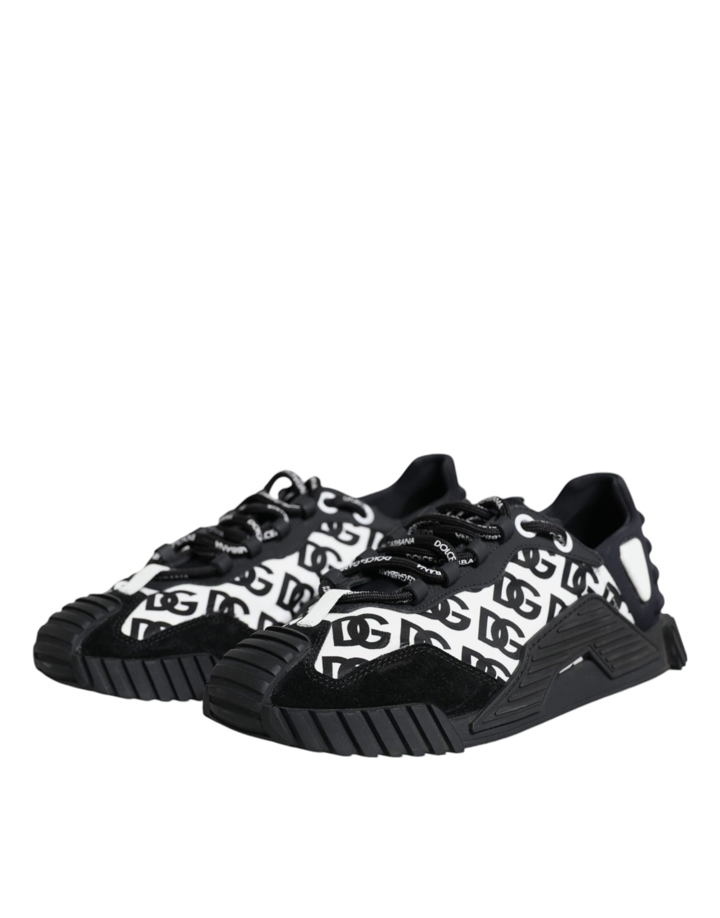  - Black Logo Lace Up Low Top NS1 Sneakers Shoes