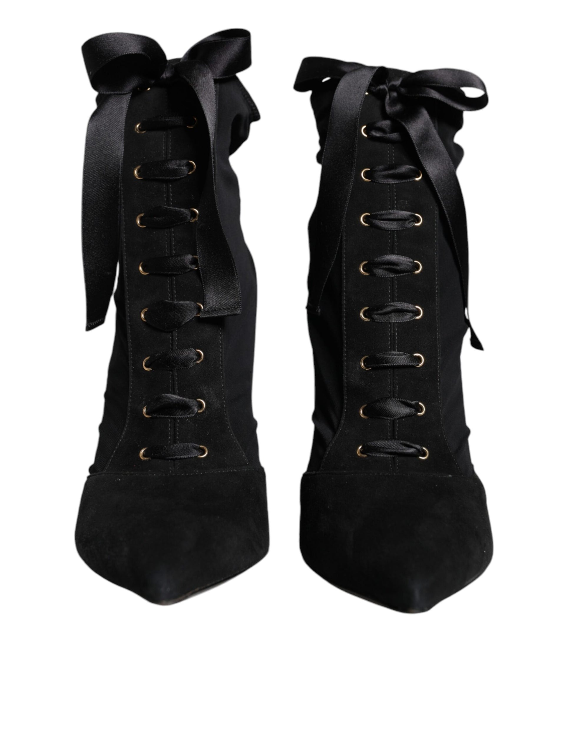 Black Lace Up Trekking Ankle Boots Shoes