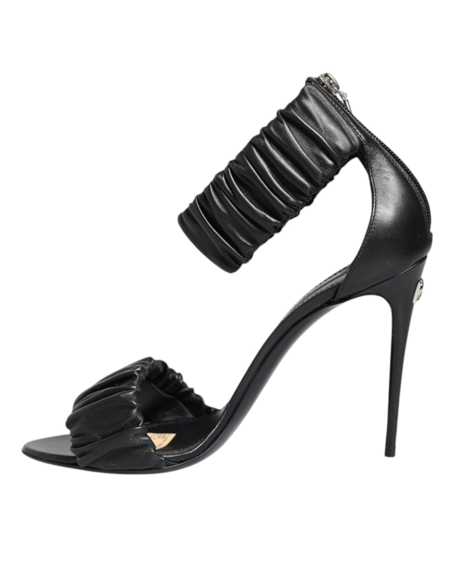 Black High Heels Ankle Strap Sandals Shoes - The Luxe Alliance