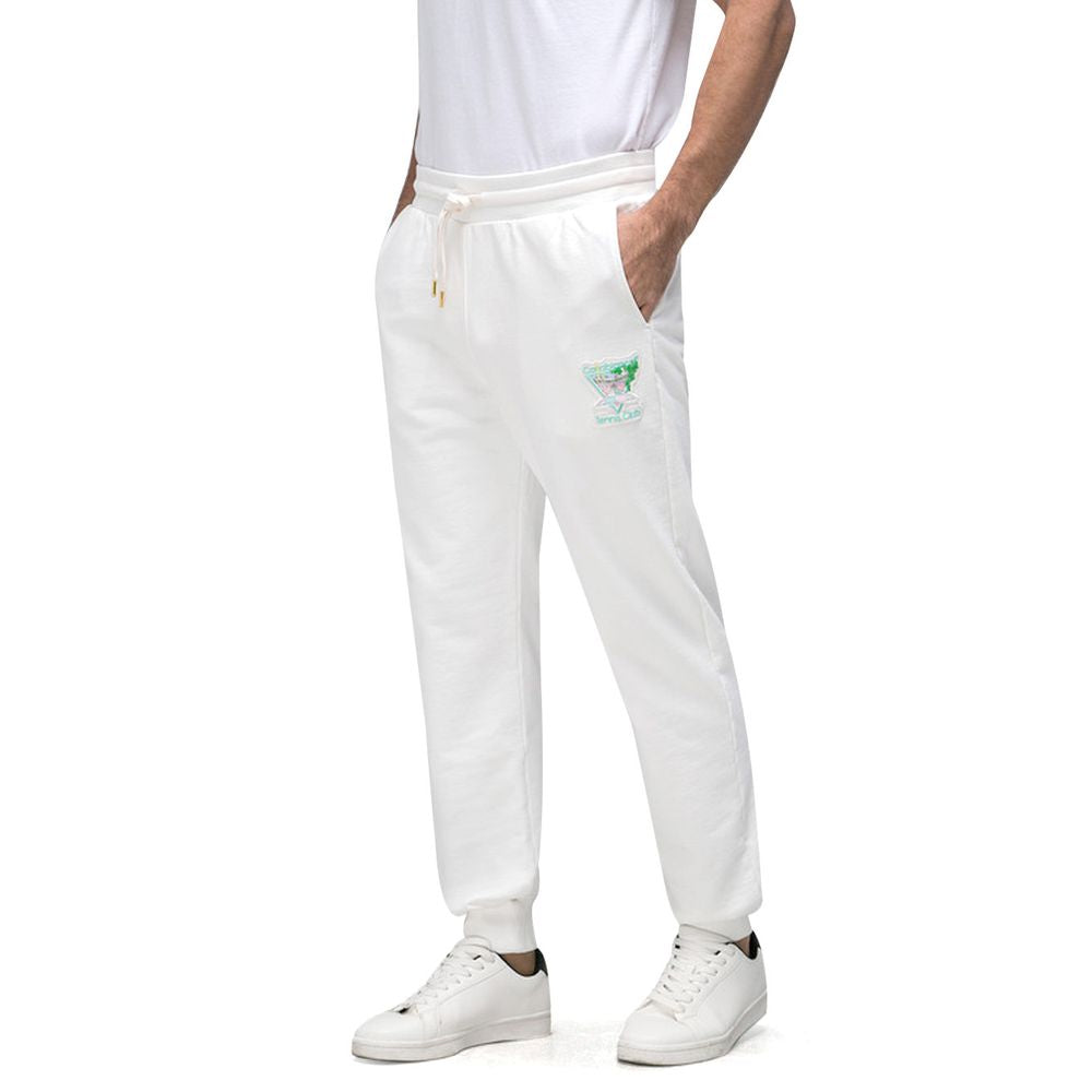  - White Cotton Jeans & Pant