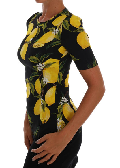  - Sicilian Lemon Print Silk Blouse