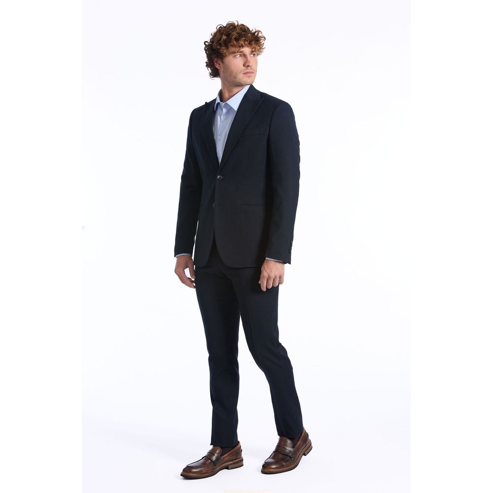  - Blue Wool Suit