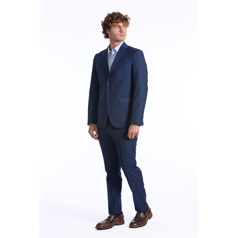  - Blue Wool Suit