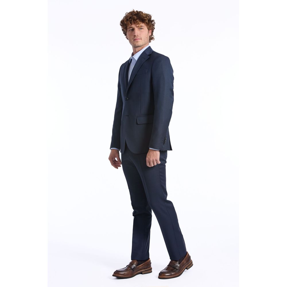  - Blue Wool Suit