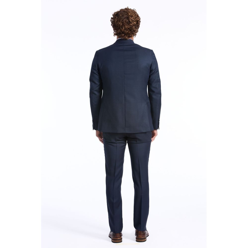  - Blue Wool Suit