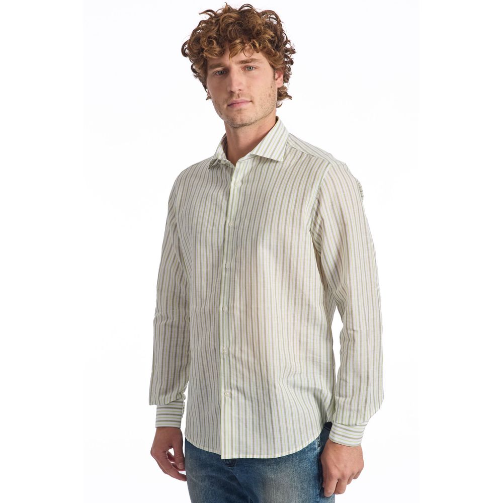  - Beige Cotton Shirt