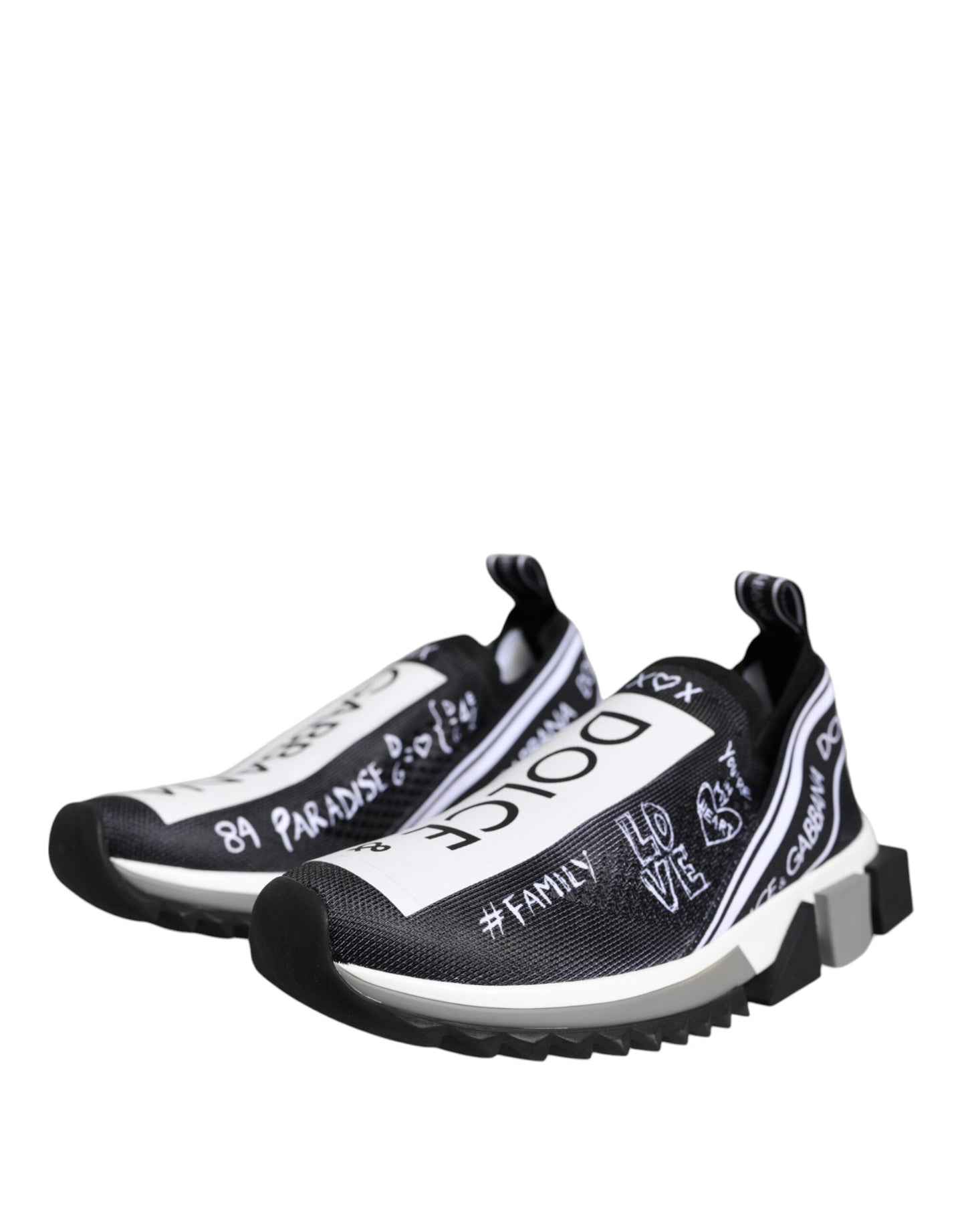 Dolce & Gabbana Women's Graffiti Print Sorrento Low Top Sneakers
