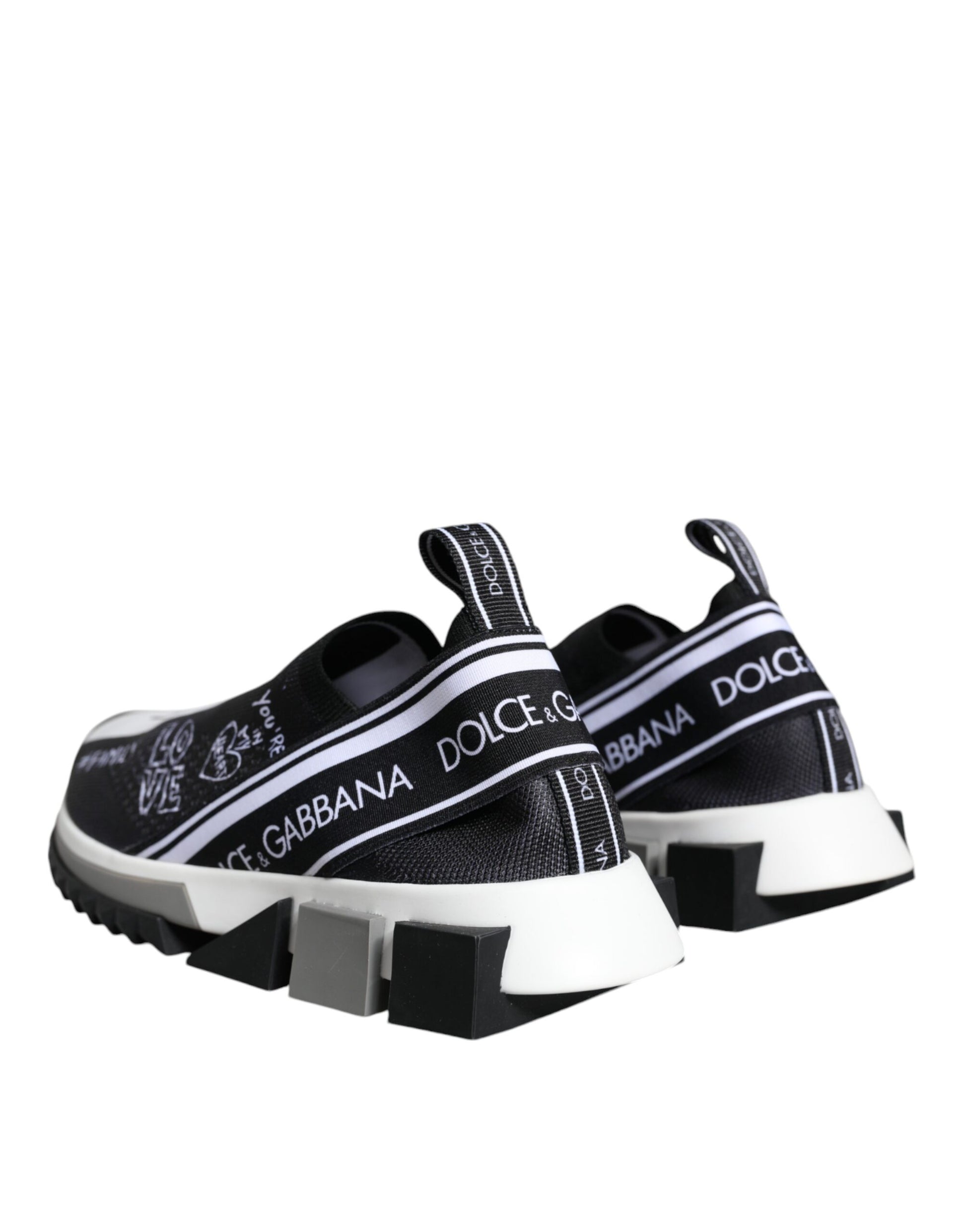 Dolce & Gabbana Women's Graffiti Print Sorrento Low Top Sneakers