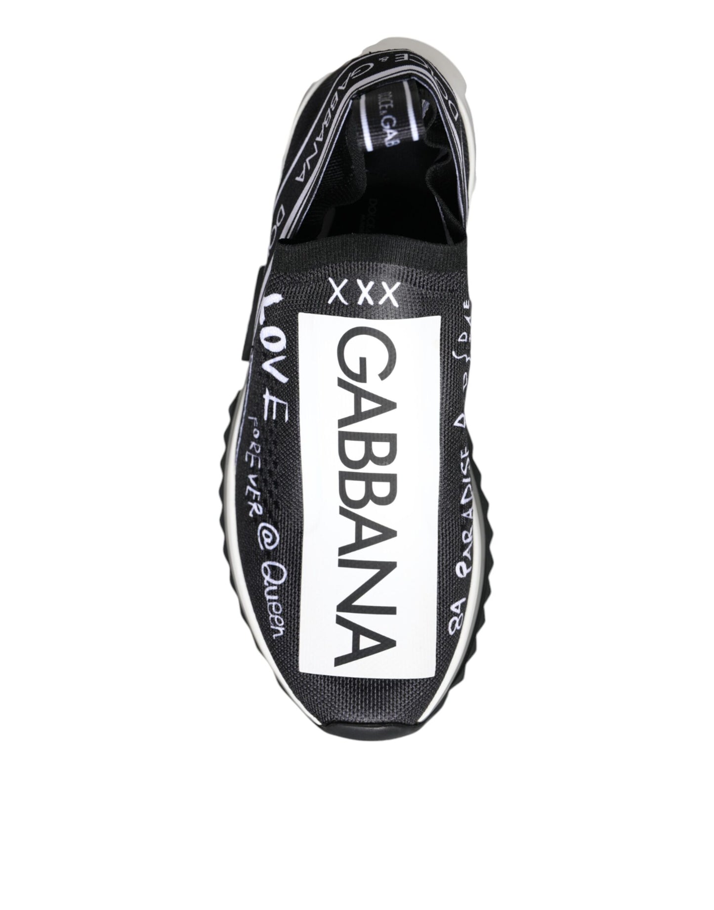Dolce & Gabbana Women's Graffiti Print Sorrento Low Top Sneakers