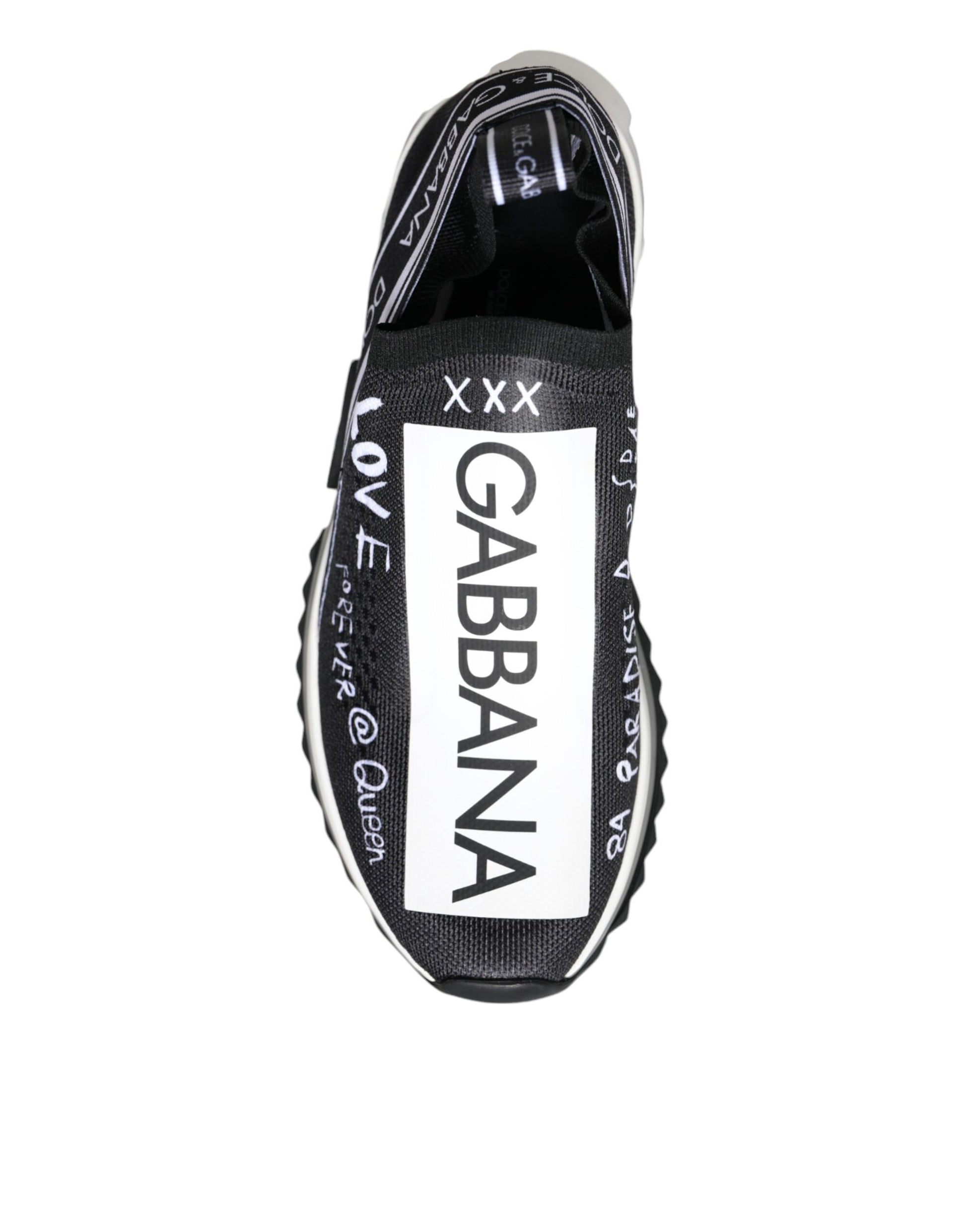 Dolce & Gabbana Women's Graffiti Print Sorrento Low Top Sneakers
