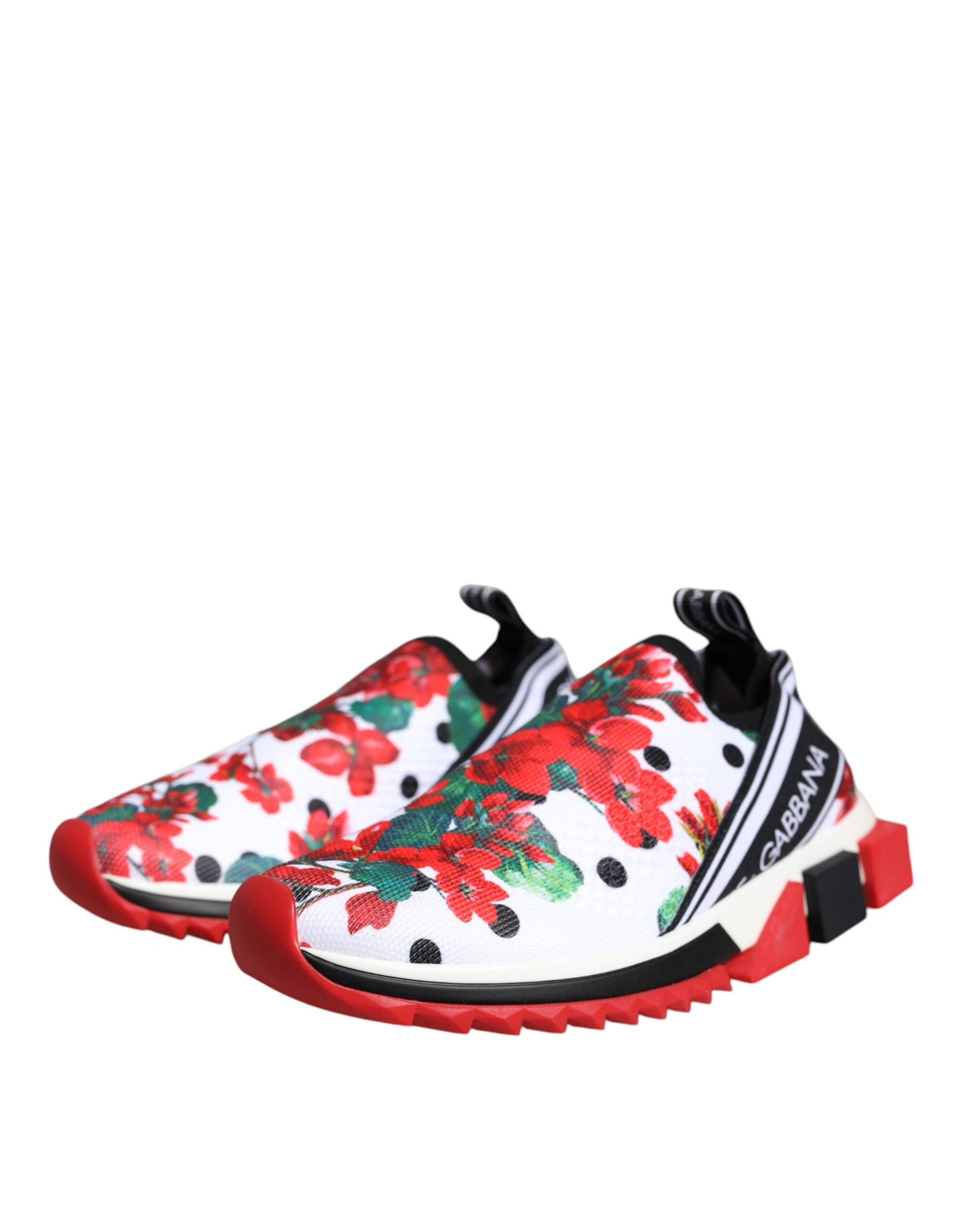 Dolce & Gabbana Multicolor Geranium Sorrento Sneakers