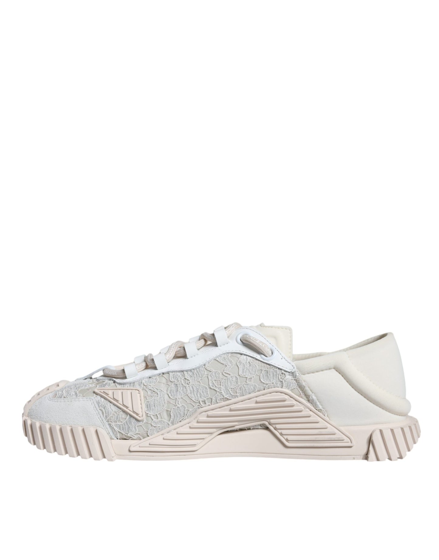 White Lace NS1 Low Top Sneaker Sports Shoes - The Luxe Alliance