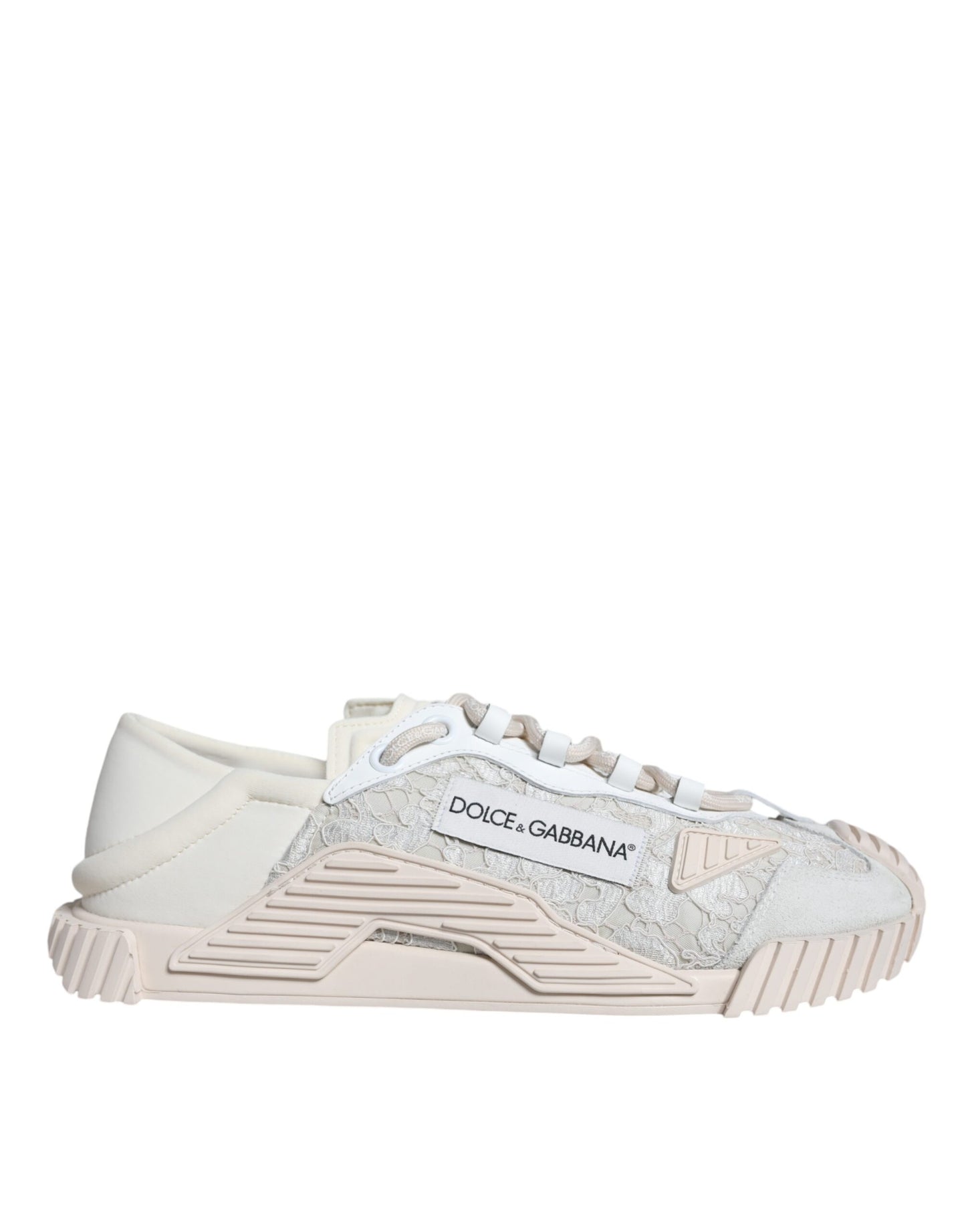 White Lace NS1 Low Top Sneaker Sports Shoes - The Luxe Alliance