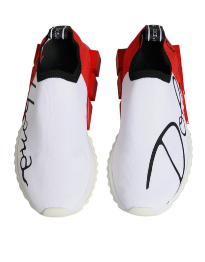 White Red Low Top Sorrento Men Sneakers Shoes - The Luxe Alliance