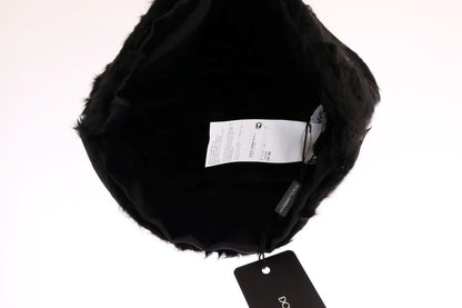  - Elegant Black Xiangao Fur Beanie Hat