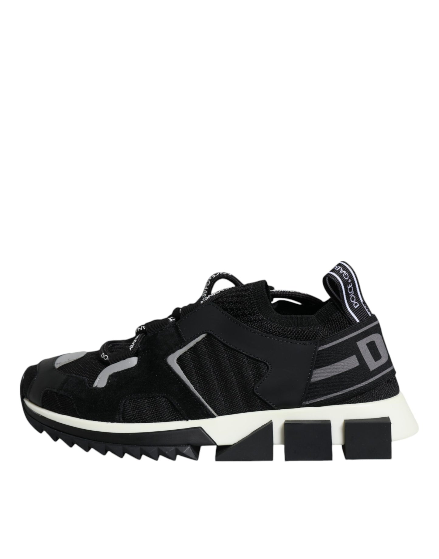 Black Mesh Sorrento Trekking Sneakers Shoes - The Luxe Alliance