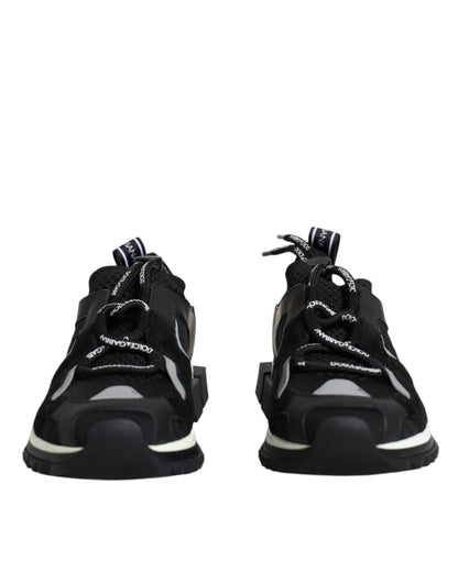 Black Mesh Sorrento Trekking Sneakers Shoes - The Luxe Alliance