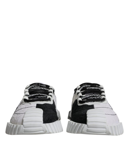 White Black Low Top NS1 Sneakers Shoes - The Luxe Alliance