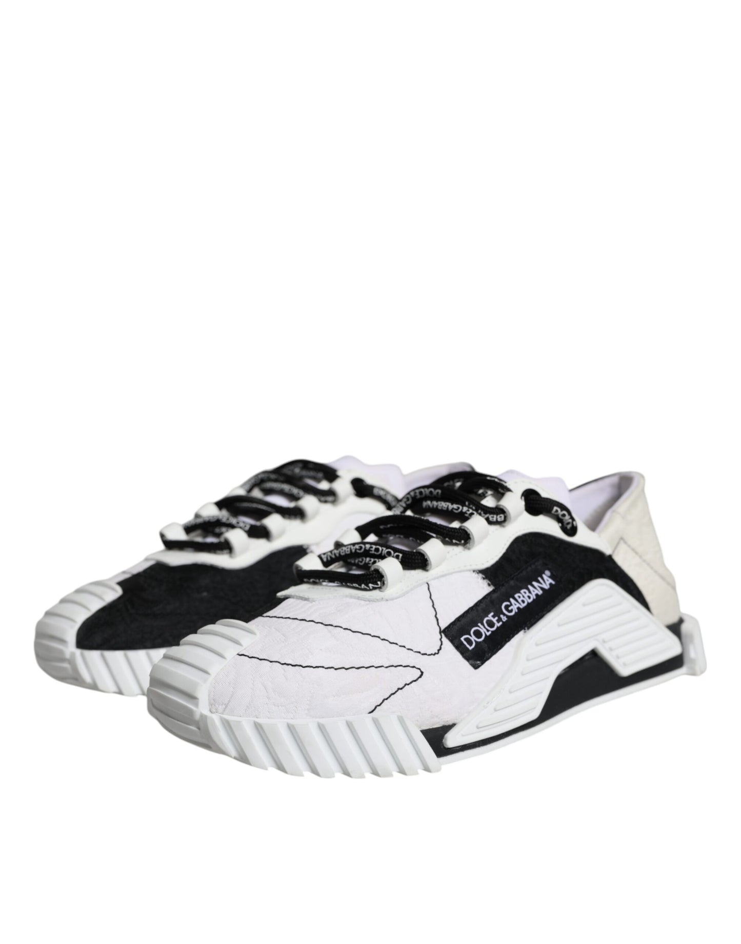 White Black Low Top NS1 Sneakers Shoes - The Luxe Alliance