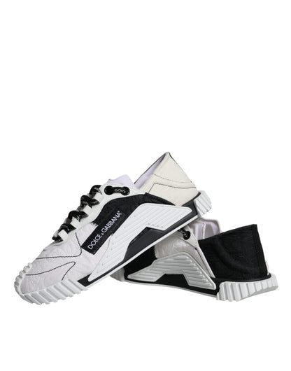 White Black Low Top NS1 Sneakers Shoes - The Luxe Alliance