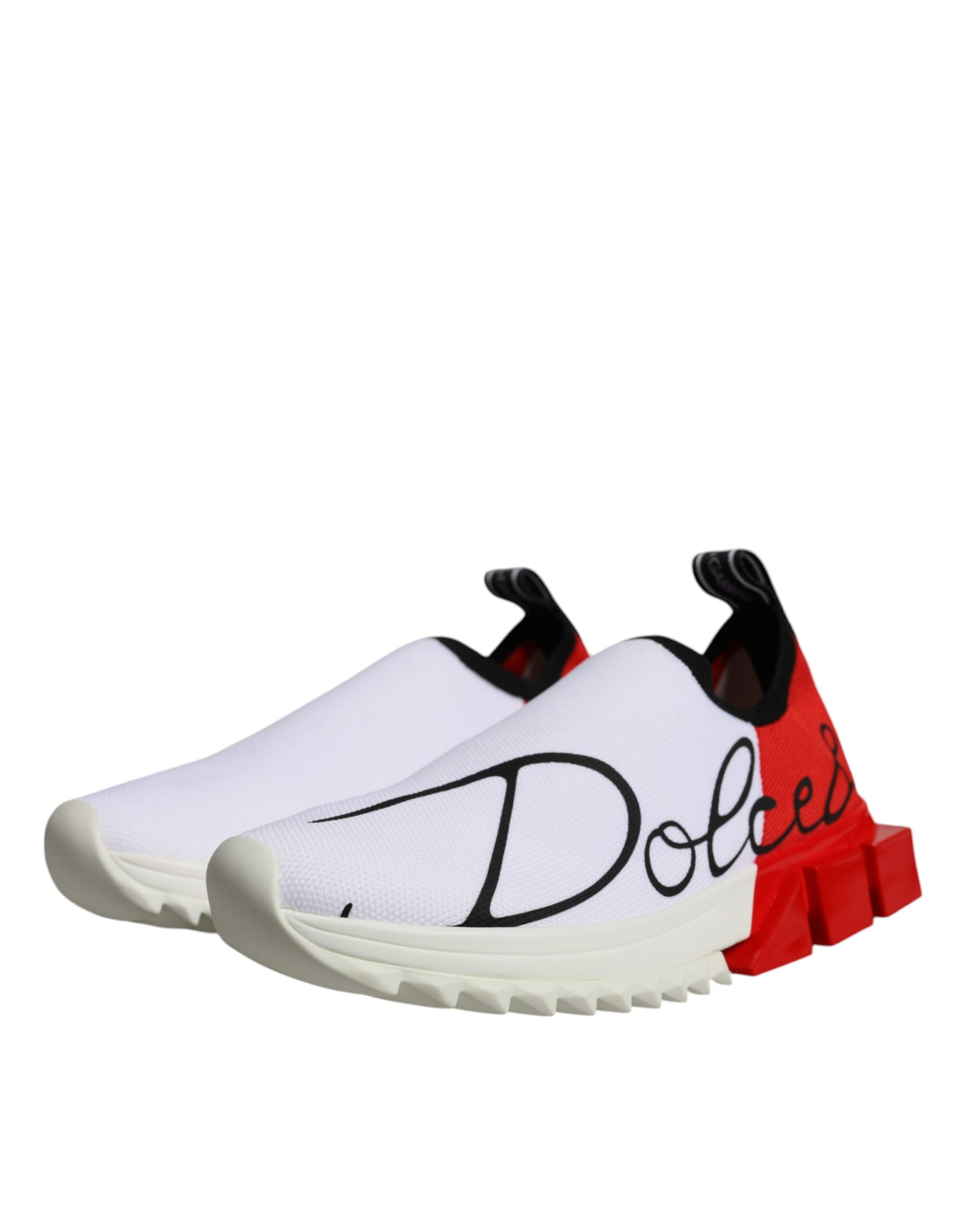 White Red Low Top Sorrento Men Sneakers Shoes