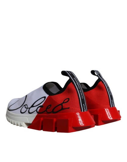 White Red Low Top Sorrento Men Sneakers Shoes - The Luxe Alliance