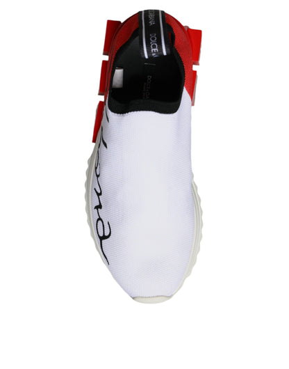 White Red Low Top Sorrento Men Sneakers Shoes - The Luxe Alliance