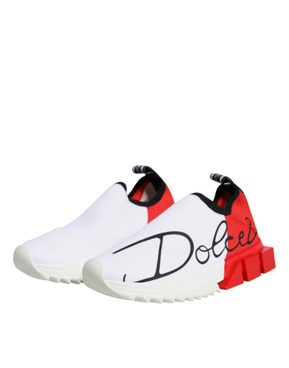 White Red Low Top Sorrento Men Sneakers Shoes - The Luxe Alliance